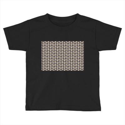 Coffee Beans Pattern Illustrator Toddler T-shirt Designed By Salmanaz