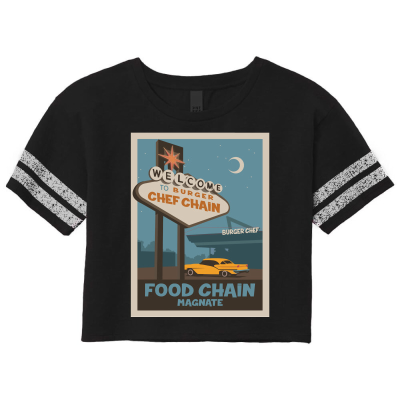 Food Chain Magnate Board Game Minimalist Travel Poster Style Gaming Ar Scorecard Crop Tee by cm-arts | Artistshot