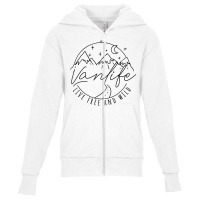 Van Life Essentials Van Dwellers Van Life Nomad Vandwelling T Shirt Youth Zipper Hoodie | Artistshot