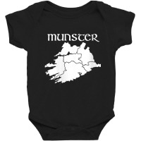 Womens Munster Ireland Irish Geography Map Cartography V Neck T Shirt Baby Bodysuit | Artistshot