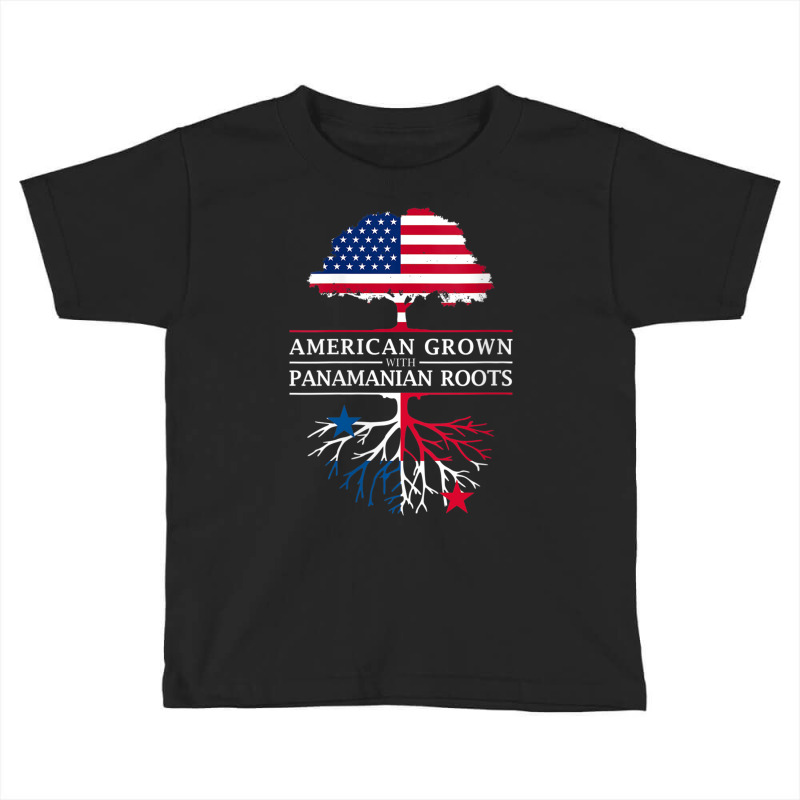 Womens American Grown With Panamanian Roots   Panama V Neck T Shirt Toddler T-shirt by cm-arts | Artistshot