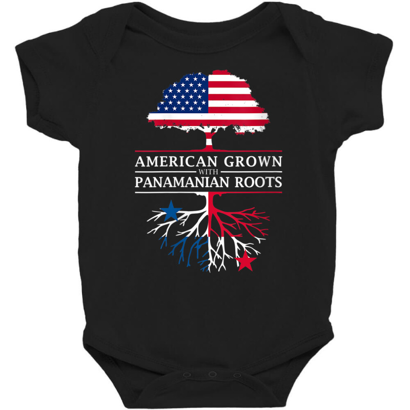 Womens American Grown With Panamanian Roots   Panama V Neck T Shirt Baby Bodysuit by cm-arts | Artistshot