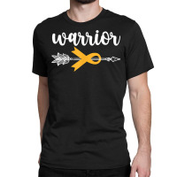 Childhood Cancer Awareness Hope Support Strong Warrior T Shirt Classic T-shirt | Artistshot