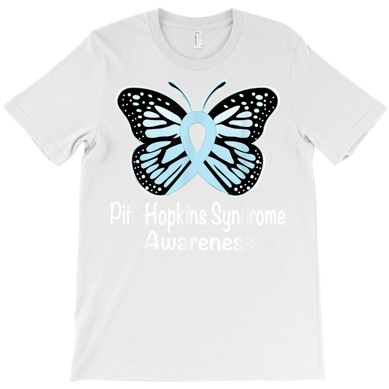 Pitt Hopkins Syndrome Awareness Warrior Light Blue Ribbon T Shirt T-shirt | Artistshot