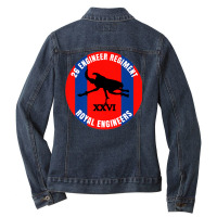 26 Engineer Regiment   Royal Engineers Premium T Shirt Ladies Denim Jacket | Artistshot