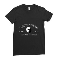 Vaccinated Safe And Effective 2021 Ladies Fitted T-shirt | Artistshot