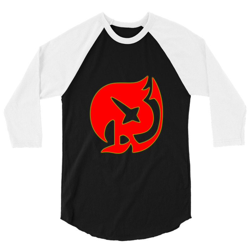 Raven Tail Symbol 3/4 Sleeve Shirt | Artistshot