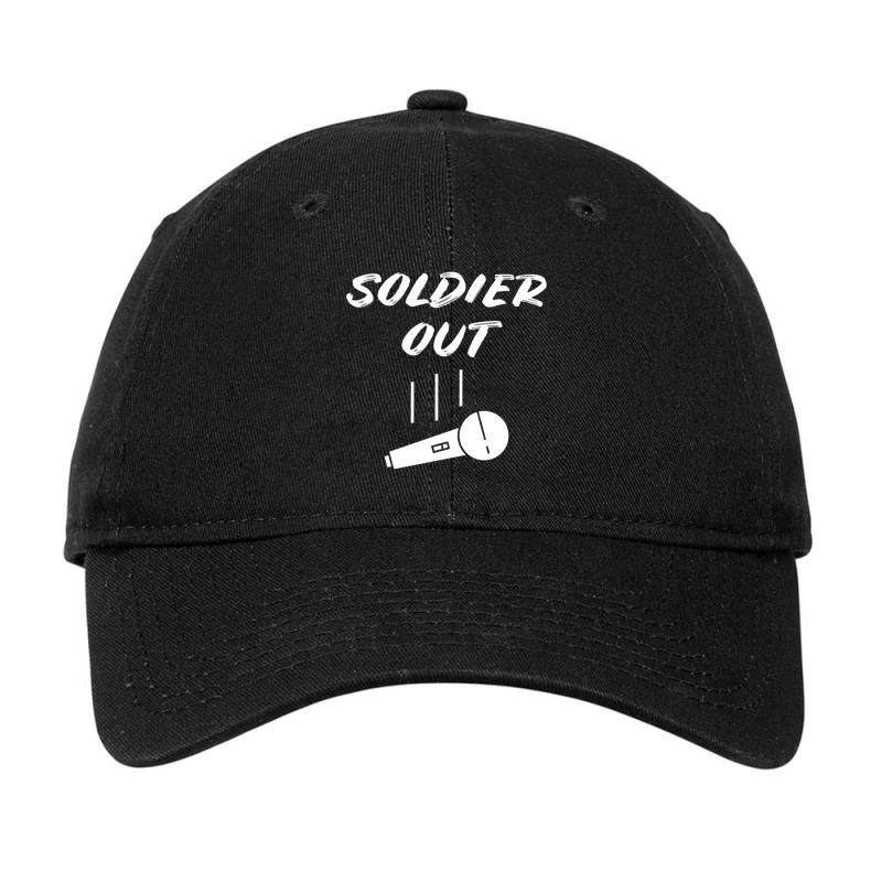 Retired Veteran Soldier Out Retirement Military Mic Drop Pullover Hood Adjustable Cap | Artistshot