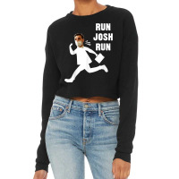 Josh Hawley Run Free Funny Josh Hawley Running Cropped Sweater | Artistshot