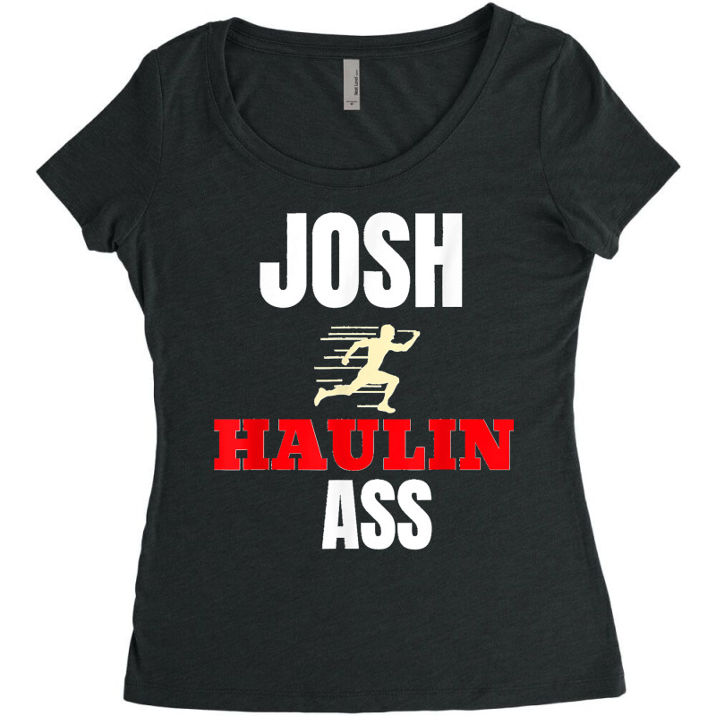 Josh Hawley Running Haulin Free Funny Tee Women's Triblend Scoop T-shirt by LisaMarieRangel | Artistshot