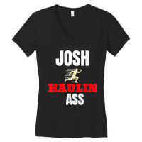 Josh Hawley Running Haulin Free Funny Tee Women's V-neck T-shirt | Artistshot