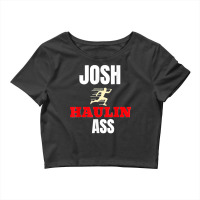 Josh Hawley Running Haulin Free Funny Tee Crop Top | Artistshot