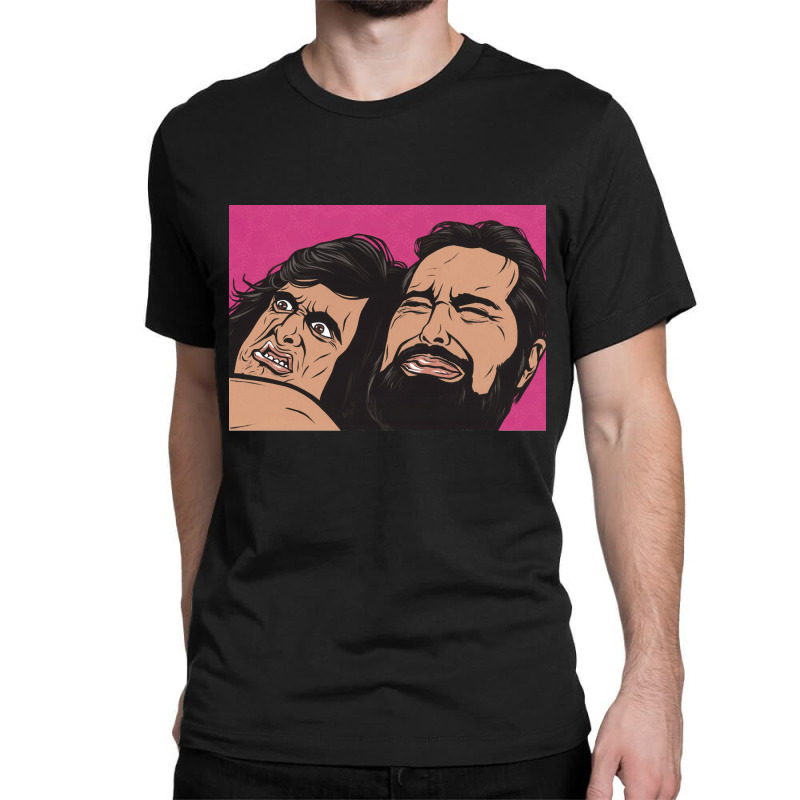 Samurai Cop Fight Scene Classic Classic T-shirt by cm-arts | Artistshot