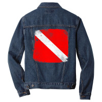 Scuba Dive Flag Divemasters Instructors Rescue Divers Raglan Baseball Men Denim Jacket | Artistshot