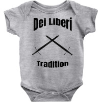 Dei Liberi Italian Longsword Hema Wma Raglan Baseball Tee Baby Bodysuit | Artistshot