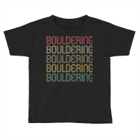 Retro Style Bouldering Design Toddler T-shirt | Artistshot