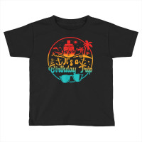 Aw Ship It's A Birthday Trip Cruise Cruising Party T Shirt Toddler T-shirt | Artistshot