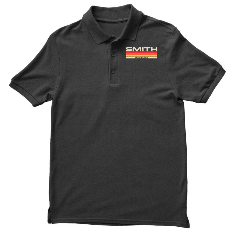 Smith Surname Birthday Family Reunion 80s 90s Sunset Men's Polo Shirt by trokeryth | Artistshot