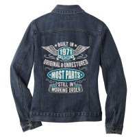 Character Animated Year Color Mens My Favorite Ladies Denim Jacket | Artistshot