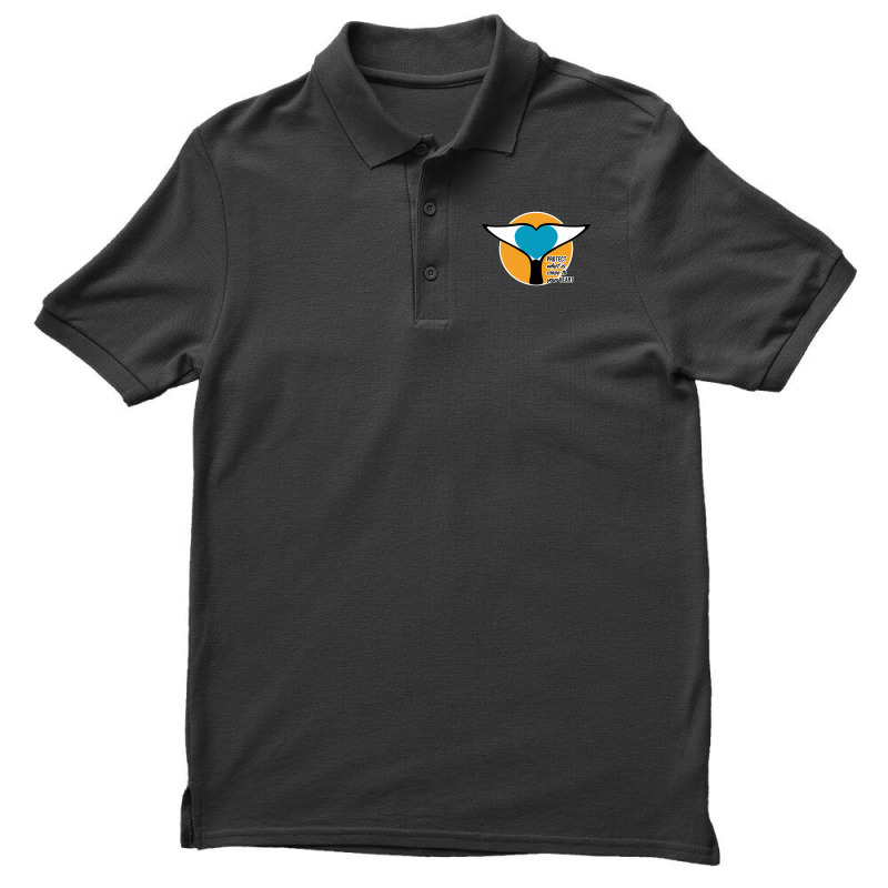 Whale Tail Heart Protect Men's Polo Shirt | Artistshot