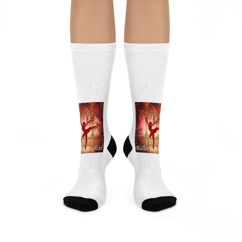 Ballet Is Magical Ballerina Dancers Novelty Fashion T Shirt Crew Socks | Artistshot