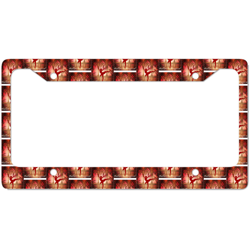 Ballet Is Magical Ballerina Dancers Novelty Fashion T Shirt License Plate Frame | Artistshot