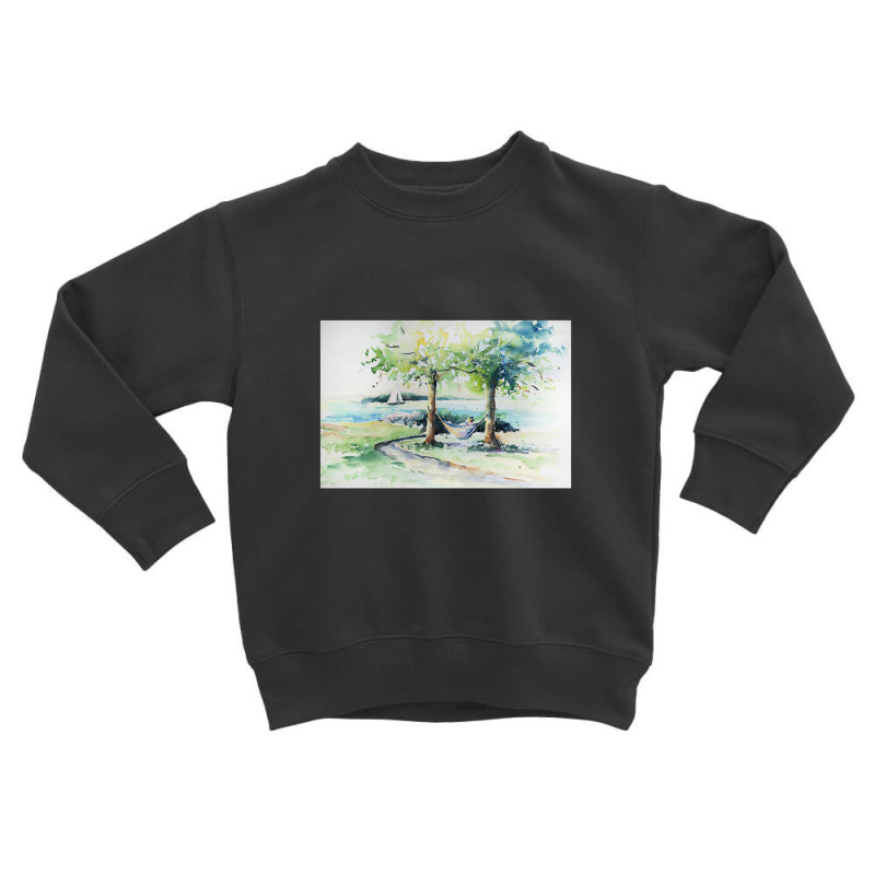 Hammock In The Park Toddler Sweatshirt by gloomychuu | Artistshot