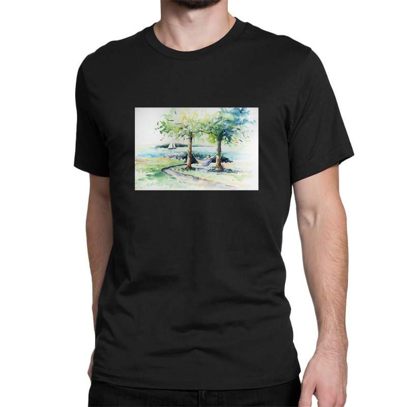 Hammock In The Park Classic T-shirt by gloomychuu | Artistshot