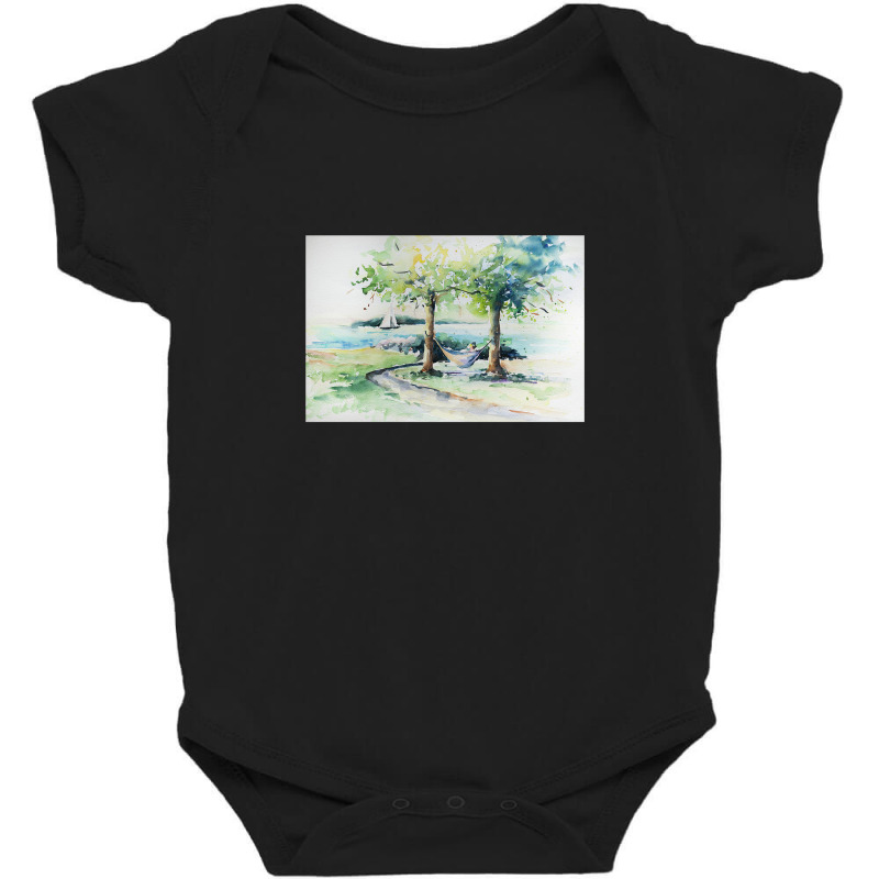 Hammock In The Park Baby Bodysuit | Artistshot