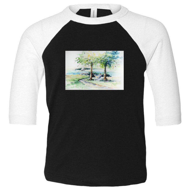 Hammock In The Park Toddler 3/4 Sleeve Tee by gloomychuu | Artistshot