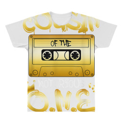 cousin of the notorious one bday old school hip hop boys 1st t shirt All Over Men's T-shirt | Artistshot