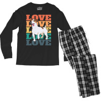 Jack Russell T  Shirt Jack Russell   I Love Jack Russells T  Shirt Men's Long Sleeve Pajama Set | Artistshot