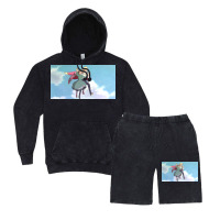 Howl's Moving Castle Hauru No Ugoku Shiro Vintage Hoodie And Short Set | Artistshot