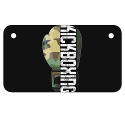 Kickboxing Muay Thai Fitness Boxing Camouflage Gloves Motorcycle License Plate | Artistshot