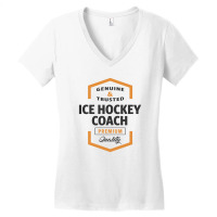 Ice Hockey Coach Women's V-neck T-shirt | Artistshot