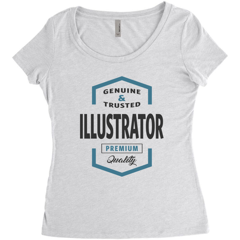 Illustrator Women's Triblend Scoop T-shirt | Artistshot