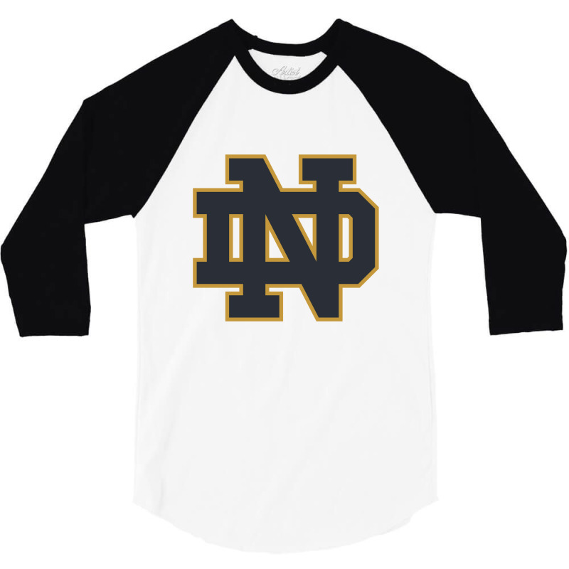 Notre Dame 3/4 Sleeve Shirt | Artistshot