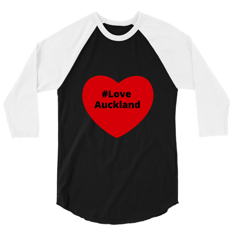 Love Auckland, Hashtag Heart, Love Auckland 2 3/4 Sleeve Shirt by chillinxs | Artistshot