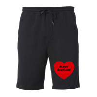 Love Auckland, Hashtag Heart, Love Auckland 2 Fleece Short | Artistshot