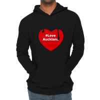 Love Auckland, Hashtag Heart, Love Auckland Lightweight Hoodie | Artistshot