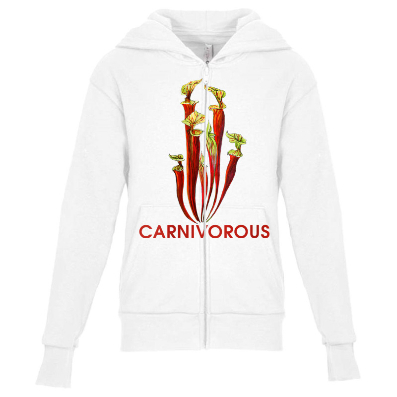 Womens Botanical Sarracenia Carnivorous Plants V Neck T Shirt Youth Zipper Hoodie | Artistshot