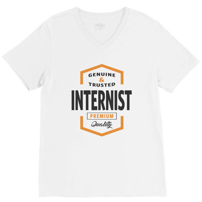 Internist V-Neck Tee by Chris Ceconello | Artistshot