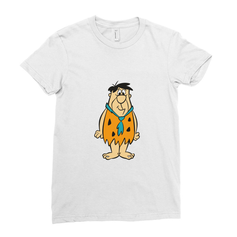 Flinstones Fred And Barney Ladies Fitted T-Shirt by dannytishaa | Artistshot