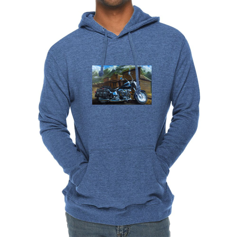 Old West Fat Boy Lightweight Hoodie by gloomychuu | Artistshot