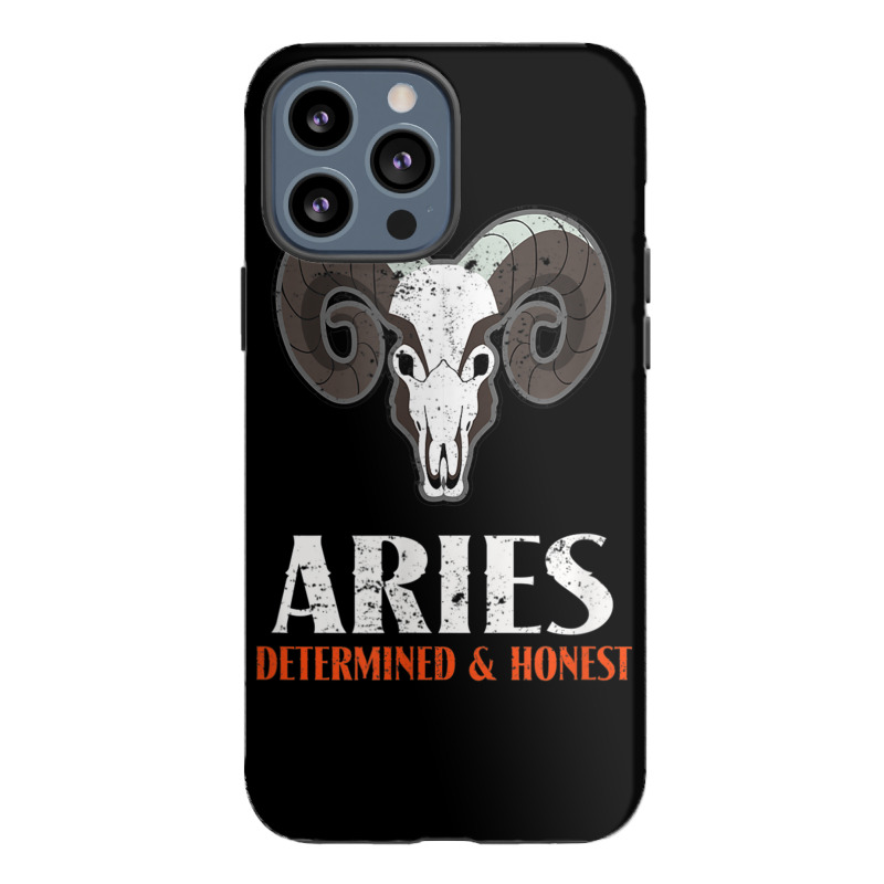 Vintage Aries T Shirt Ram Zodiac Astrology Symbol Tee Iphone 13 Pro Max Case | Artistshot