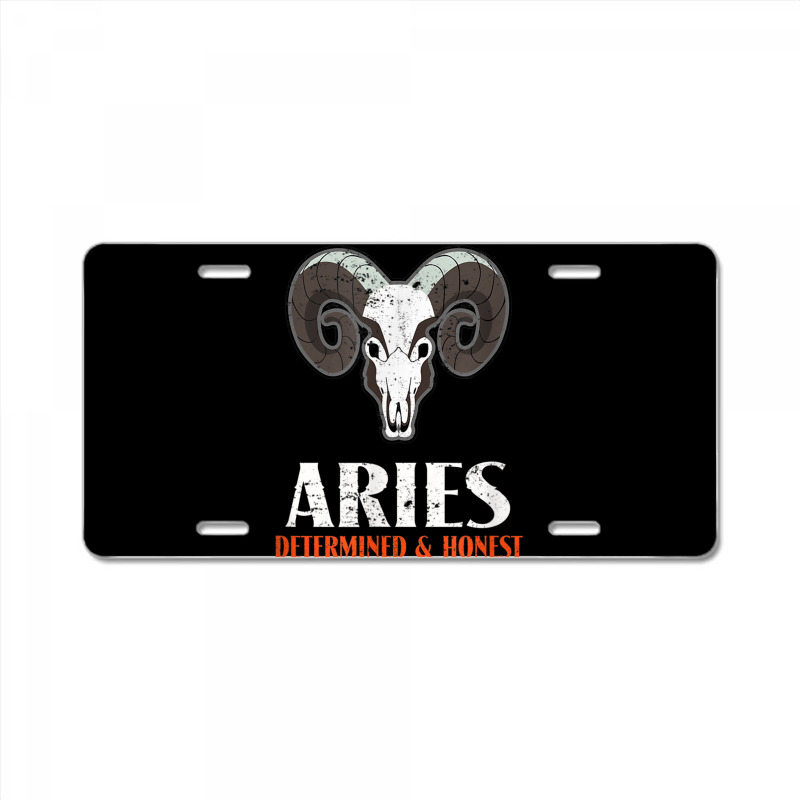 Vintage Aries T Shirt Ram Zodiac Astrology Symbol Tee License Plate | Artistshot