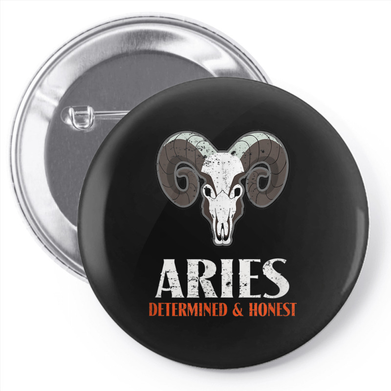 Vintage Aries T Shirt Ram Zodiac Astrology Symbol Tee Pin-back Button | Artistshot