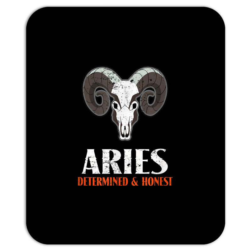 Vintage Aries T Shirt Ram Zodiac Astrology Symbol Tee Mousepad | Artistshot