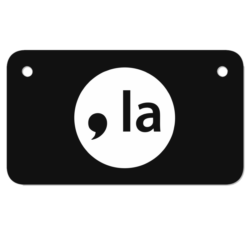 Comma La Kamala Motorcycle License Plate | Artistshot