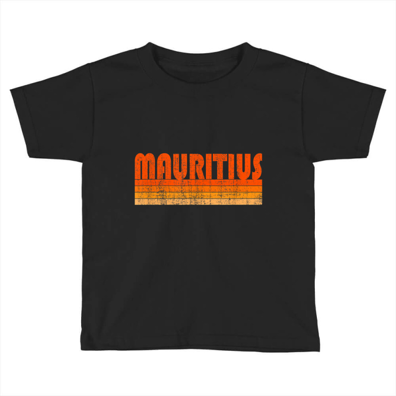 Vintage Grunge Style Mauritius T Shirt Toddler T-shirt by cm-arts | Artistshot